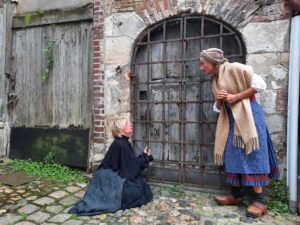 visite théâtralisée de la ville de Honfleur © Cie souffle 14